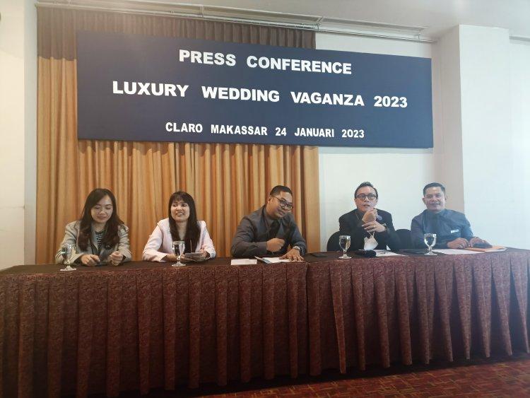 Luxury Wedding Vaganza 2023 akan digelar di Claro hotel Makassar selama tiga hari mulai 27-29 januari 2023