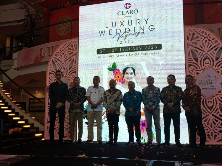 Dukung Bangkitnya Ekonomi Kota, Kadis Pariwisata Makassar Buka Wedding Expo 2023 yang DIgelar di Claro Hotel Makassar