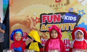 Latih Kreativitas Anak Sejak Dini, Hotel Dalton Bersama TKIT Al Ashri Gelar Lomba Menghias Kue 