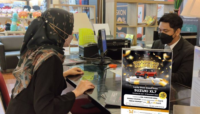 Belanja di TSM Makassar Minimal Rp250 Ribu Dapat Kupon Undian Suzuki XL7