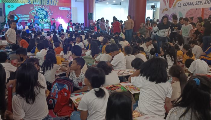 500 Anak Didik Yayasan Paulus Makassar Ramaikan Festival Makan Enak