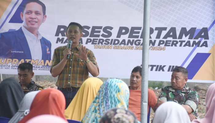 Gelar Reses, Anggota DPRD Makassar Supratman Temui Konstitiennya