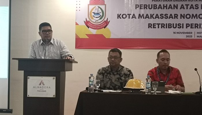 A. Pahlevi Anggota DPRD Makassar Gelar Sosialisasi Perubahan Perda Nomor 5 tahun 2012 Tentang Perizinan