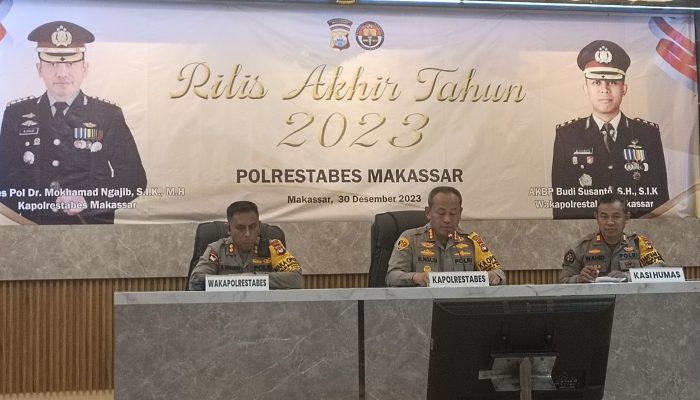 Kapolrestabes Makassar Sebut Angka Kriminalitas di Makassar Turun