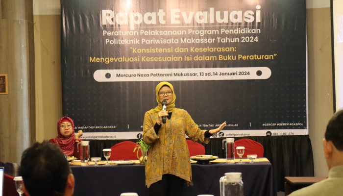 Poltekpar Makassar Gelar Rapat Evaluasi Peraturan Pelaksanaan Program Pendidikan