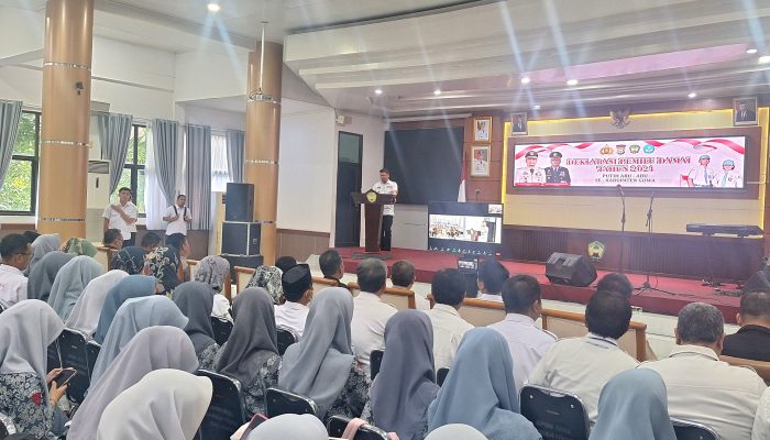 Polres Gowa Ajak Pelajar SMA Sederajat Deklarasikan Pemilu Damai