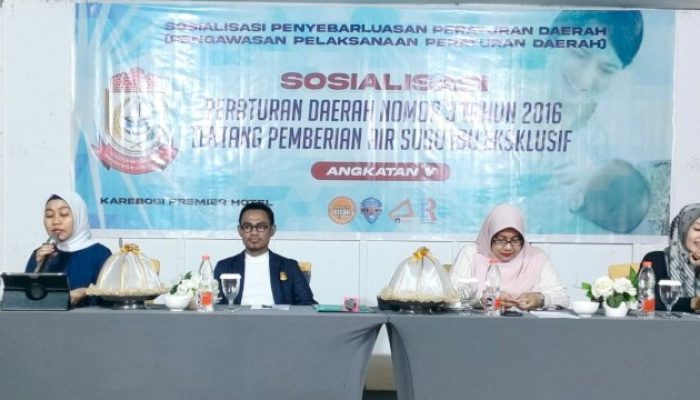 Jaga Tumbuh Kembang Anak, Saharuddin Said Sosialisasikan Perda ASI Ekslusif
