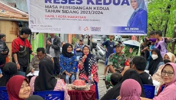 Reses di Dua Lokasi, Anggota DPRD Makassar Rezki Janji Kawal Aspirasi Warga Soal PKH hingga Drainase