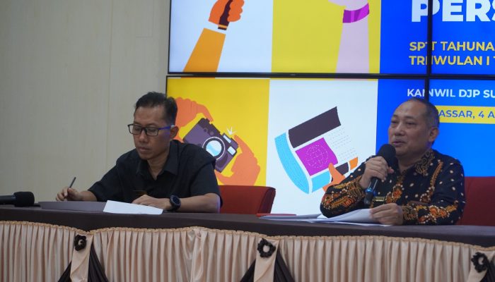 Kanwil DJP Sulselbartra Sampaikan Kinerja SPT Tahunan dan Penerimaan Pajak Tahun 2024