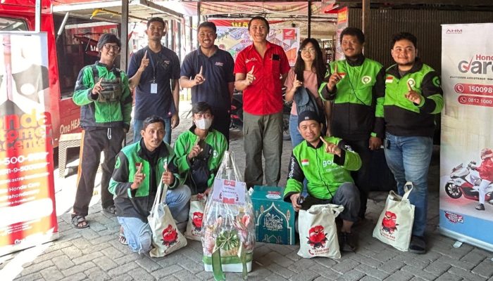 Lebaran Nusantara Honda 2024: Astra Motor Sulawesi Selatan Beri Service Gratis untuk Pengemudi Ojek Online
