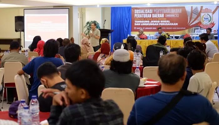 Wujudkan Dana CSR yang Tepat Sasaran, Sekretariat DPRD Makassar Sosialisasikan Perda TSLP