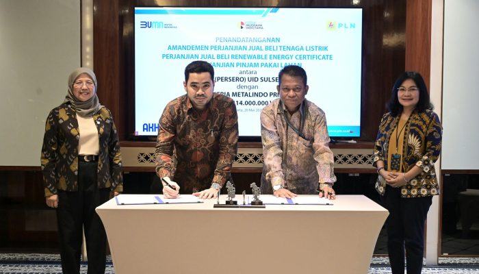 Gunakan REC, PLN Dukung Pelaku Industri dan Bisnis di Sulawesi Hasilkan Produk dari Energi Hijau