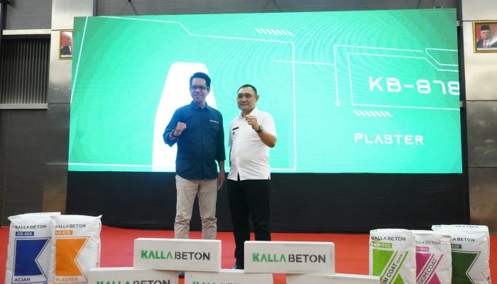 Kalla Beton Launching Bata Ringan & Mortar Instan Sekaligus Upgrading Skill Pertukangan di Kota Palu
