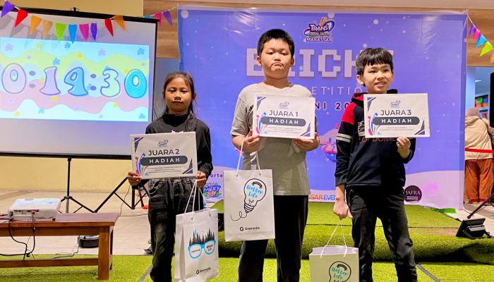 Trans Snow World Makassar Sukses Menyelenggarakan BRICKS Competition Pertama di Sulawesi Selatan