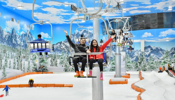 Rayakan HUT RI Ke-79 di Children Festival Trans Snow World Makassar