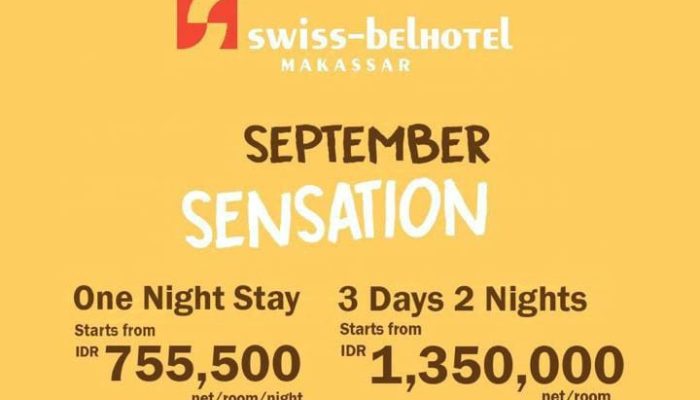 Swiss-belhotel Makassar Tawarkan Paket “Staycation” Hanya Rp700 Ribuan