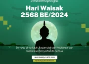 Kepala Bappeda Makassar Sampaikan Ucapan Selamat Hari Raya Waisak 2024