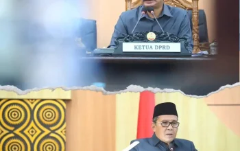 KETUA DPRD RUDIANTO LALLO PIMPIN RAPAT PARIPURNA