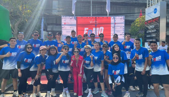 Vasaka Hotel Makassar Rayakan Anniversary Yang ke 4 Tahun Bersama Waskita Karya Realty yang ke 10 Tahun, Gelar FOMO Sunday Morning Run 5K