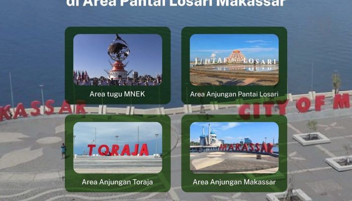 Bappeda Kota Makassar Sebut Wifi Gratis Kini Bisa Dinikmati di 4 Titik Kawasan Pantai Losari