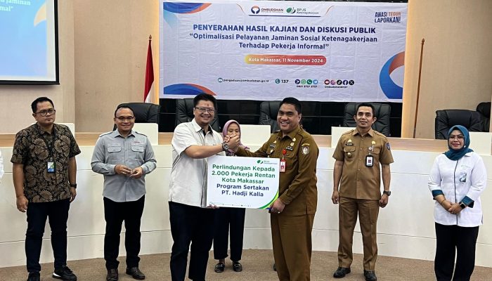 Optimalkan Program CSR: Kalla Toyota Bekerjasama dengan Ombudsman RI Serahkan Kajian untuk Pekerja Informal di Makassar