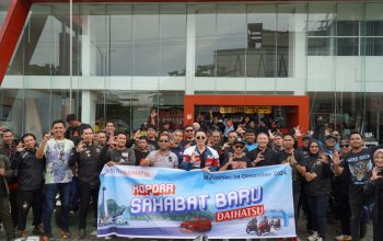 Kopdar Sahabat Baru Daihatsu Bersama Komunitas Motor Honda Makassar