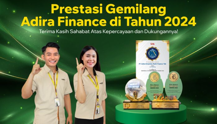 Sinergi Berbuah Prestasi, Adira Finance Raih Puluhan Penghargaan Sepanjang 2024