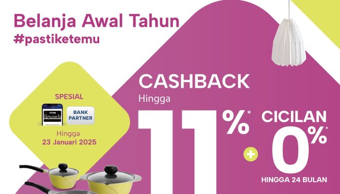 Nikmati Cashback Besar di Awal Tahun Ini Bersama Informa Latanete!