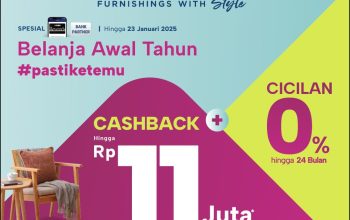 Banjir Cashback Awal Tahun, Cicilan 0% Selama 2 Tahun di Informa Latanete!